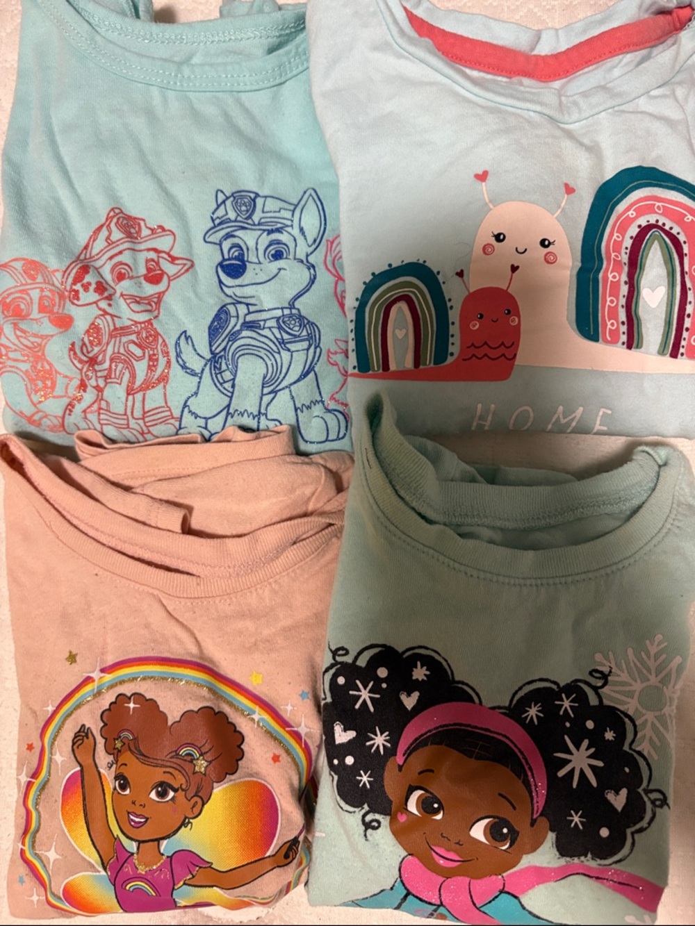 4T Tot Girl Shirt Lot
